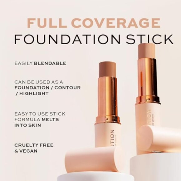 Revolution Fast Base Full Coverage Foundation Stick - Picture 2 of 4